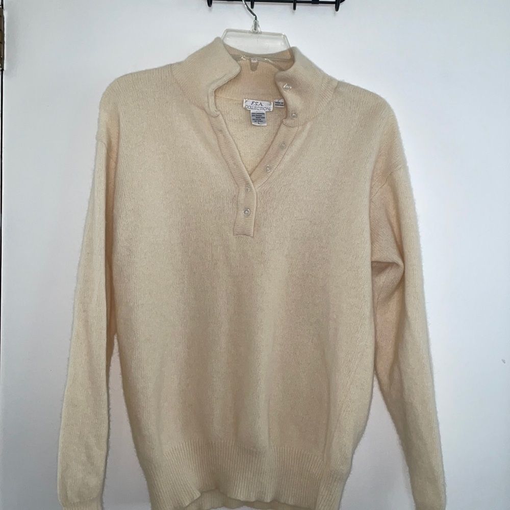 FSA Collection VTG Lambswool Angora Sweater Size L